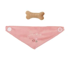 Perrito de Peluche Jackie con Bolsa de Transporte