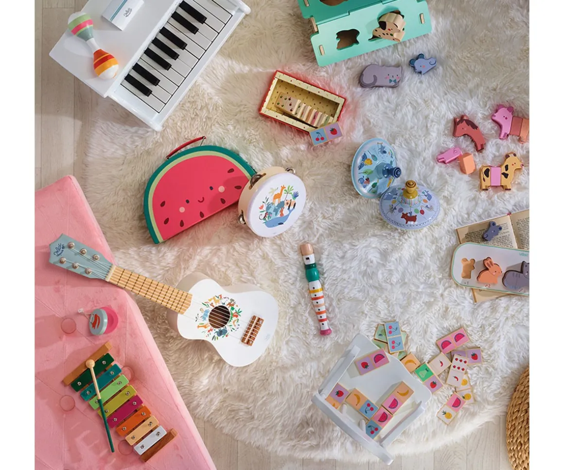 Piano de Madera "Animales del Mundo"