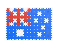 Piezas de Construcción Minis Tematic Flags