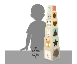 Pirámide Apilable Pure 6 Cubos