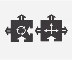 Pista de Coches Flexible 12 Piezas