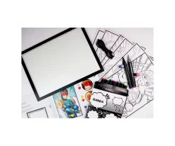 Pizarra de Luz Led y Marcadores Manga XXL