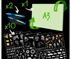 Pizarra Fluorescente Pintafluo A3