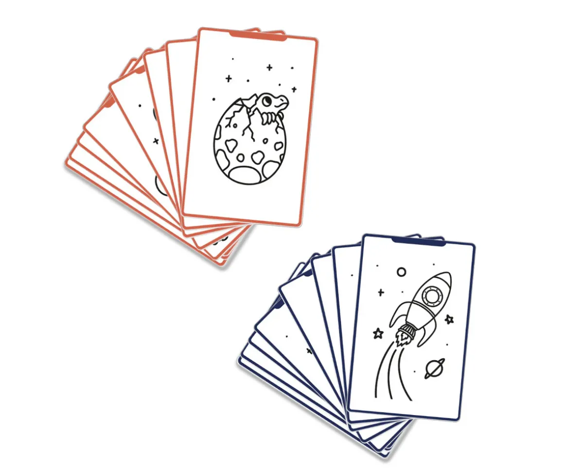 Plantillas KidyDraw Galaxia y Dinosaurios