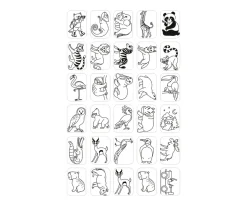 Plantillas KidyDraw Mini Érase Una Vez y Animales