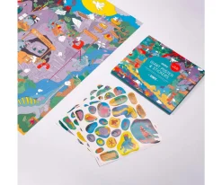 Póster XL Omy + Pegatinas Dinos