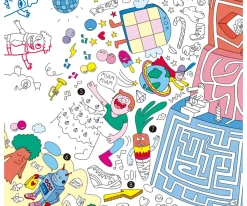 Póster XL Omy Games + Lápiz de Colores