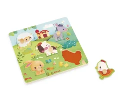 Puzle Encajable Táctil 5 Piezas Farmhouse