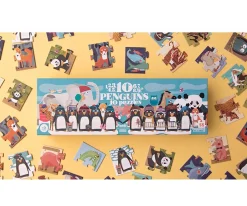 Puzzle 10 pingüinos