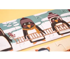 Puzzle 10 pingüinos