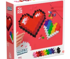 Puzzle con Números Corazones