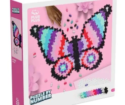 Puzzle con Números Mariposa