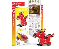 Puzzle 3D Eugy Dragón Rojo