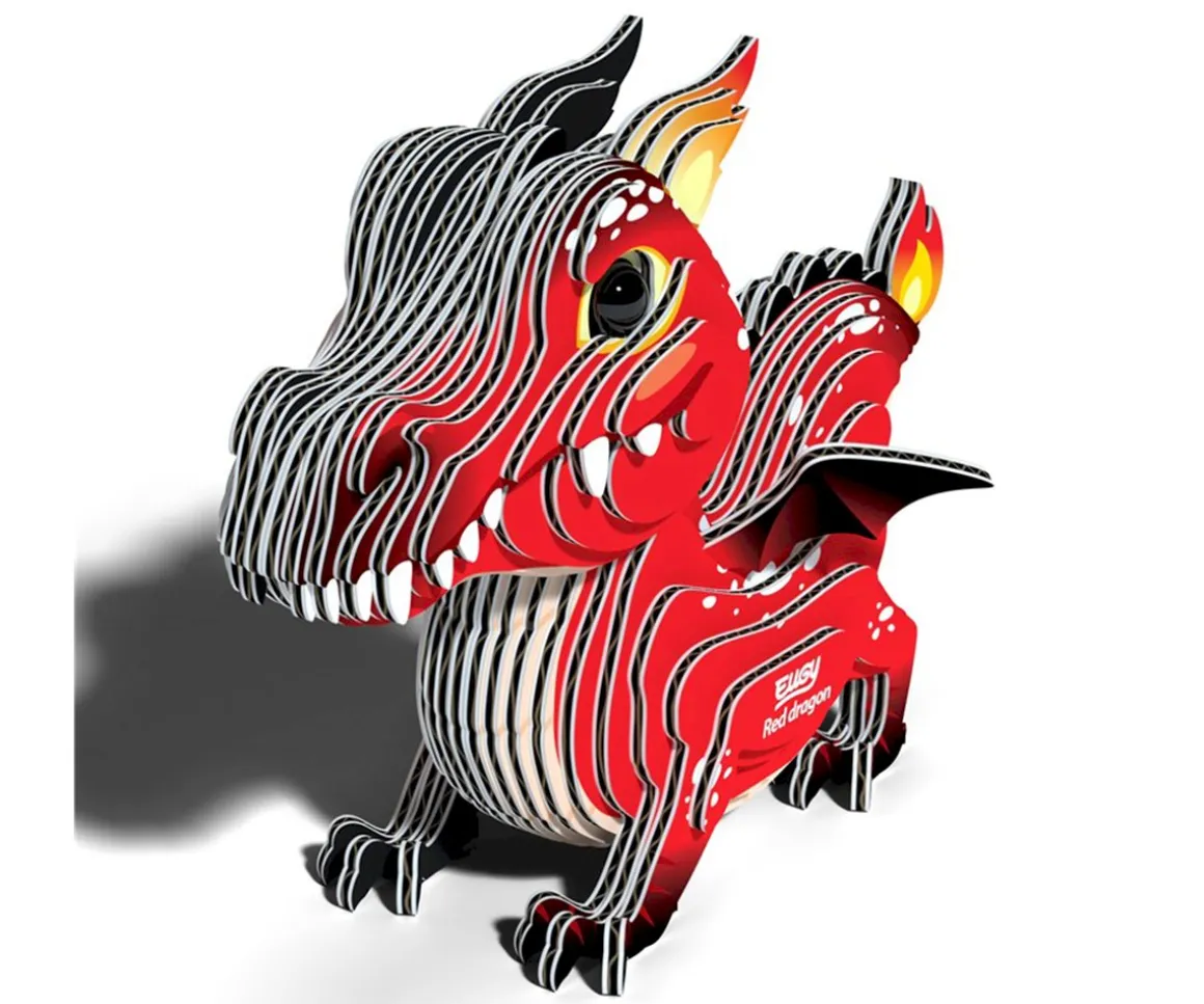 Puzzle 3D Eugy Dragón Rojo