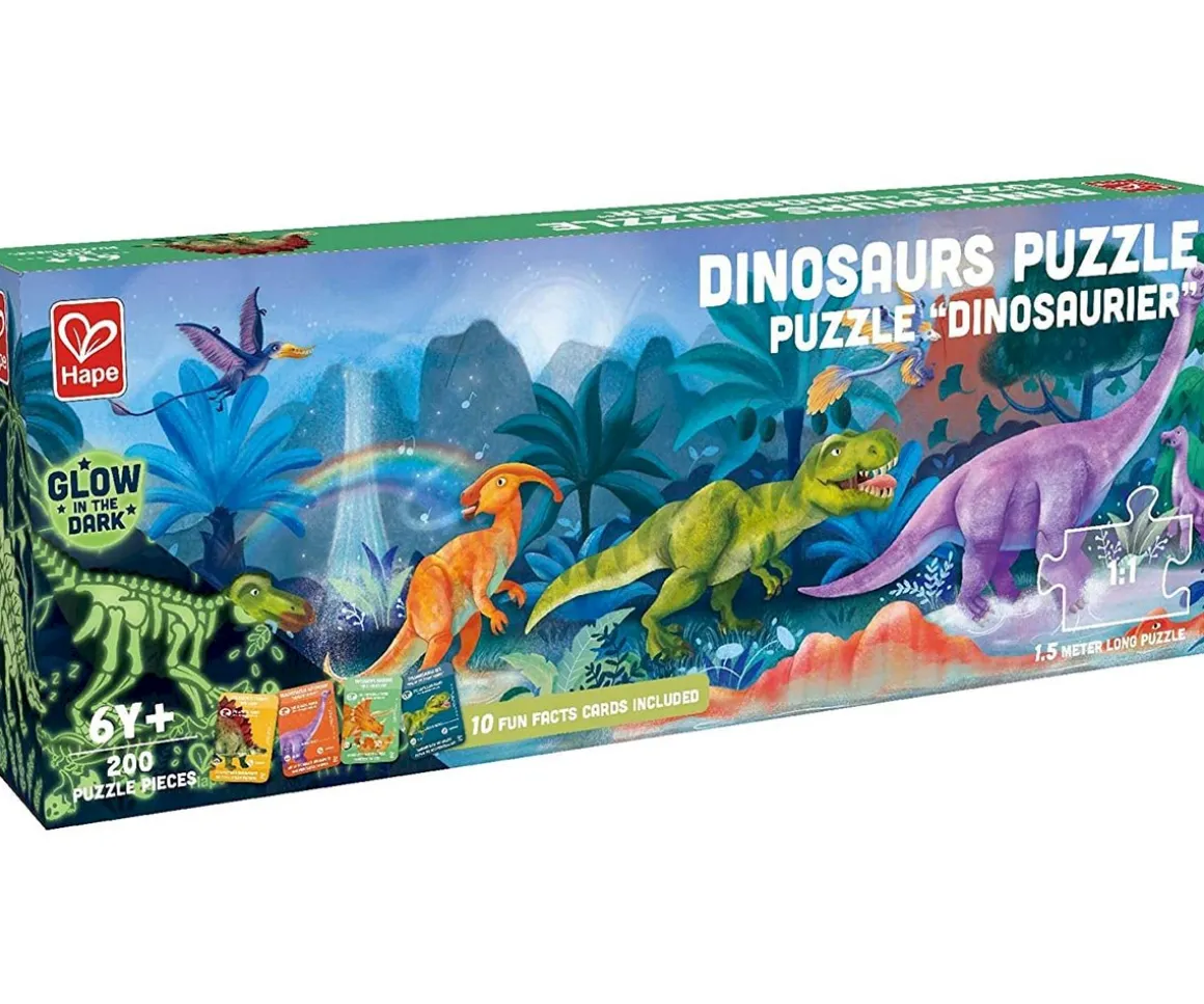 Puzzle Dinosaurios Fluorescente
