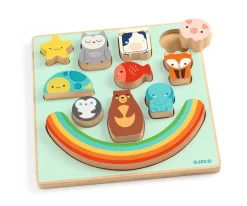 Puzzle Encajable y Equilibrio Rainbow
