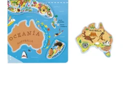 Puzzle Magnético Mapa del Mundo