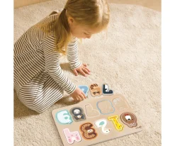 Puzzle Números Animales