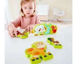 Puzzle Números y Animales de Granja