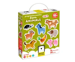 Puzzle Progressive Farm Animals