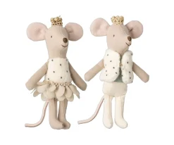 Ratones Gemelos Reales en Caja de Cerillas