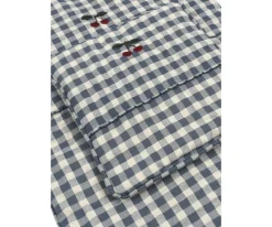 Ropa de Cama para Muñecas Blue Check