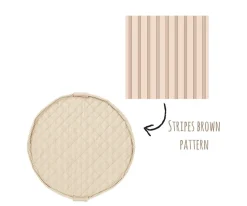 Saco Organic Noomad SOFT Reversible Play & Go Stripes Brown