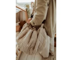 Saco Organic Noomad SOFT Reversible Play & Go Stripes Blue