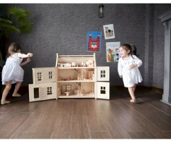 Sala de Estar Clásica para Casa de Muñecas