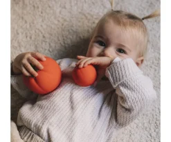 Set 3 Pelotas Sensoriales, Mordedor y Juguete de Baño Veggie Salad