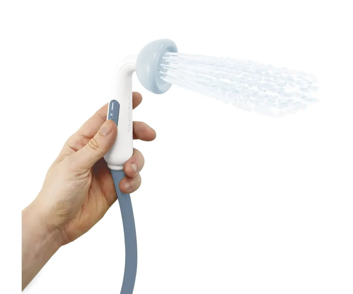 Set Baño Ducha Elefante y Capa Azul