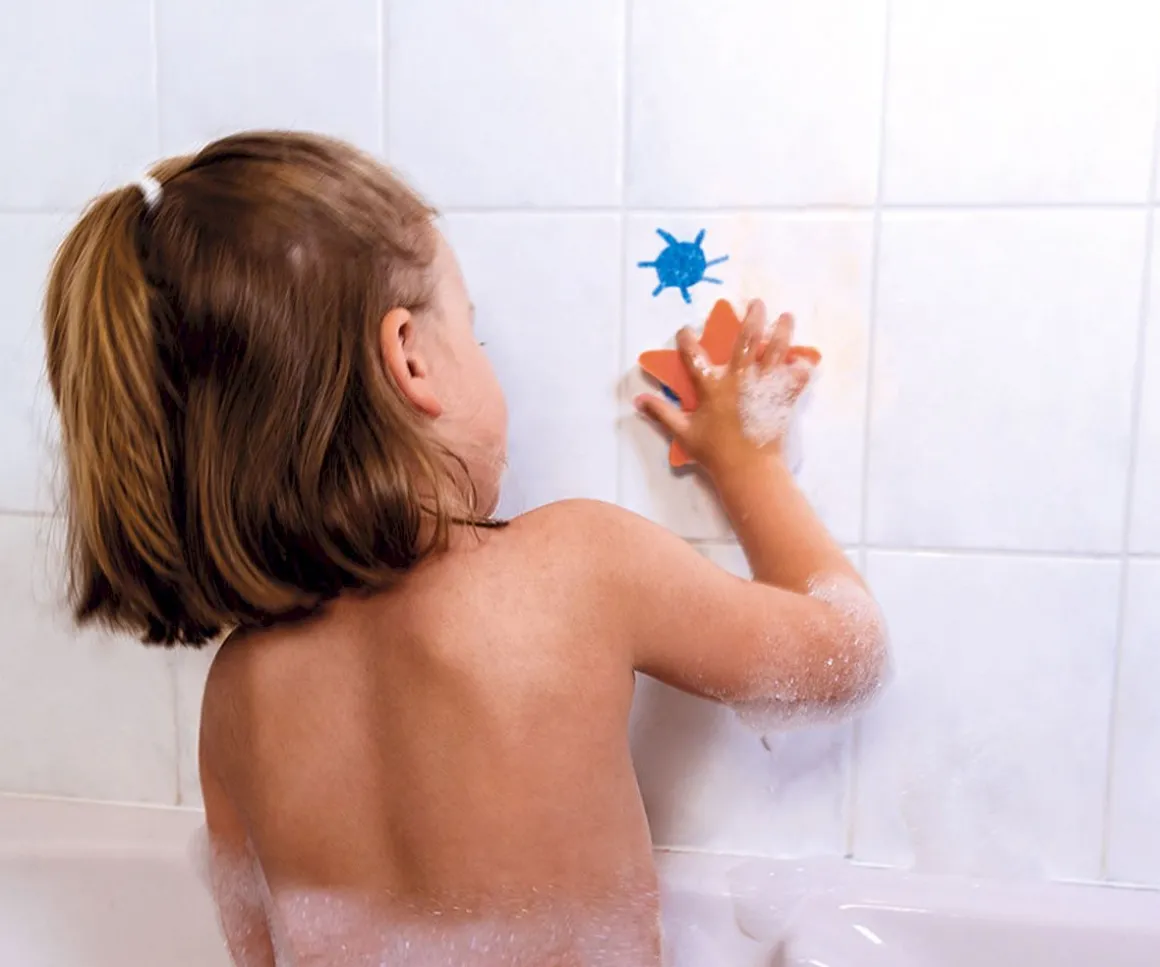 Set de 6 Ceras de Baño y Esponja