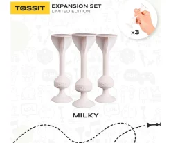 Set de 3 Dardos de Silicona con Ventosa Milky