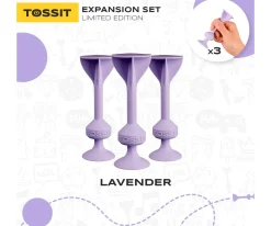 Set de 3 Dardos de Silicona con Ventosa Lavanda