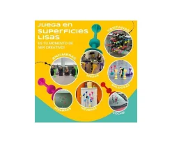 Set de 3 Dardos de Silicona con Ventosa Milky