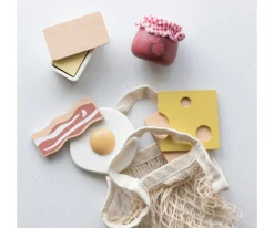 Set de Comestibles de Madera Desayuno