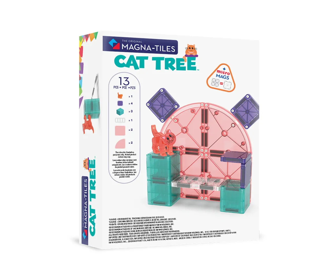 Set de Construcción Magna-Tiles Cat Tree 13 piezas