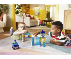 Set de Constucción Magna-Tiles Police Station 35 piezas