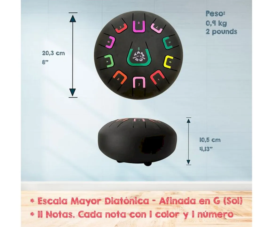 Tambor Tambú Negro Mate