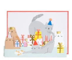 Tarjeta de Cumpleaños Cat
