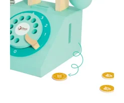 Teléfono de Madera Vintage