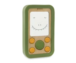 Teléfono Madera Silicona Mr. Dino para Bebés