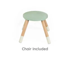 Tocador con Espejo y Taburete