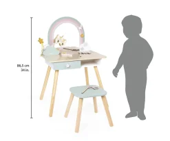 Tocador Unicornio de Madera y Accesorios