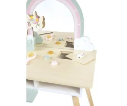 Tocador Unicornio de Madera y Accesorios
