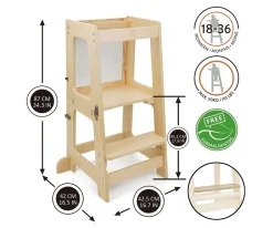 Torre de Aprendizaje PREMA 3 en 1Natural