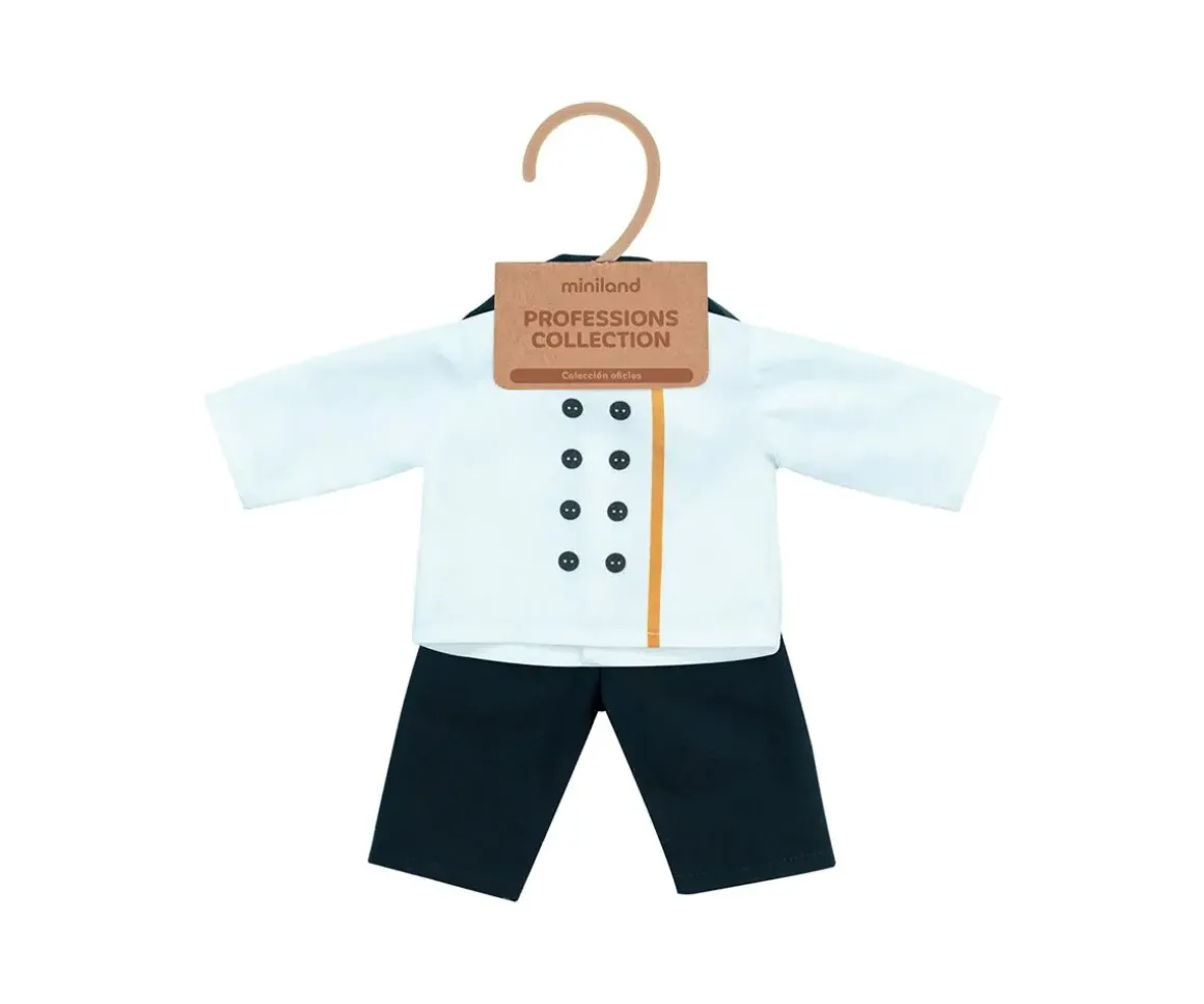Traje de Cocinero para Muñecos de 38 cm