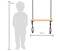 Trapecio con Anillas de Gimnasia 