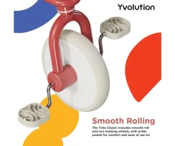 Triciclo Yvelo Trike Classic Rojo