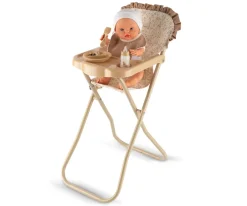 Trona para Muñecos con Babero y Bandeja Teresa